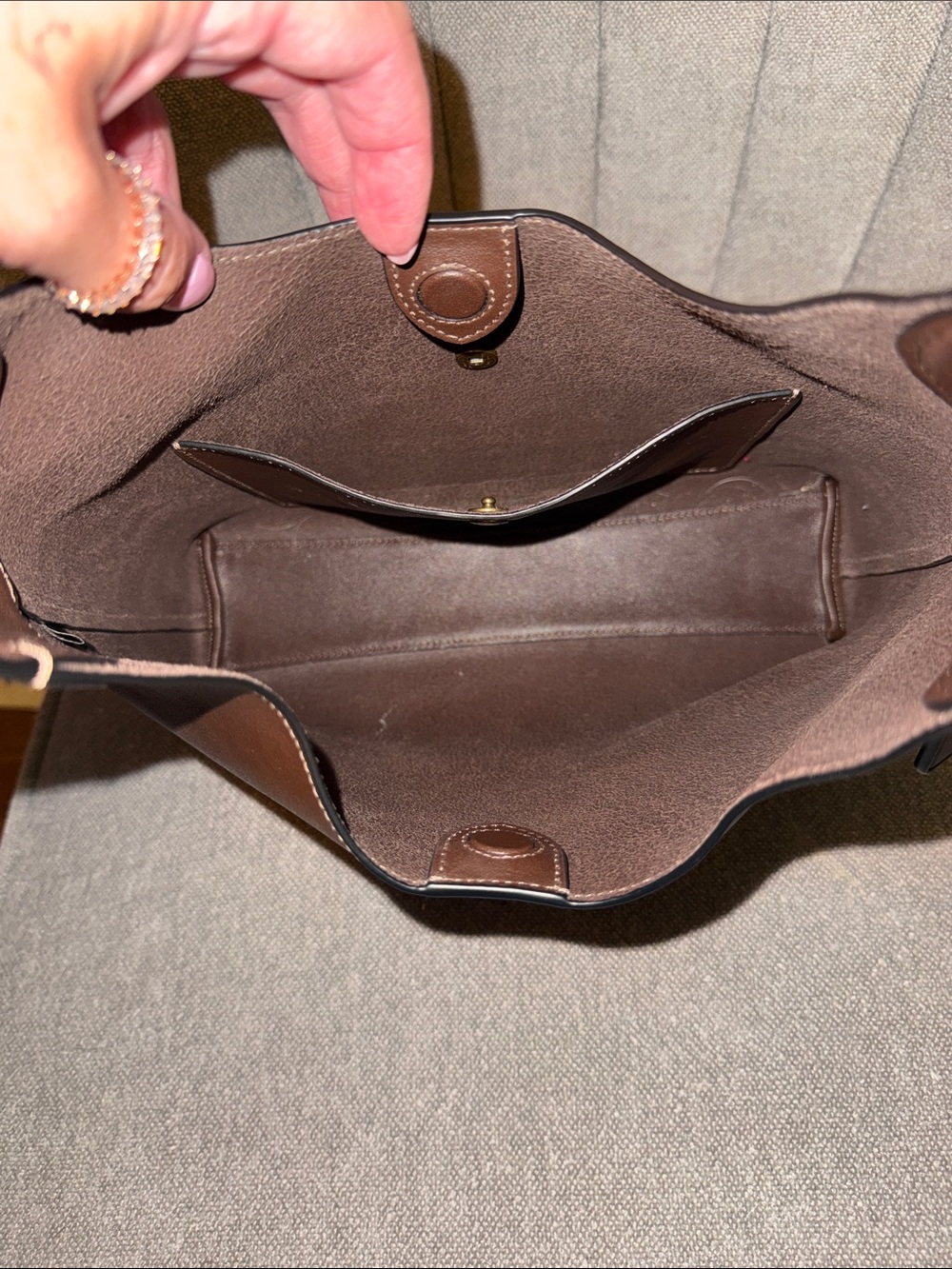 Coach Brooklyn shoulder bag 28 - Picture 7 of 10